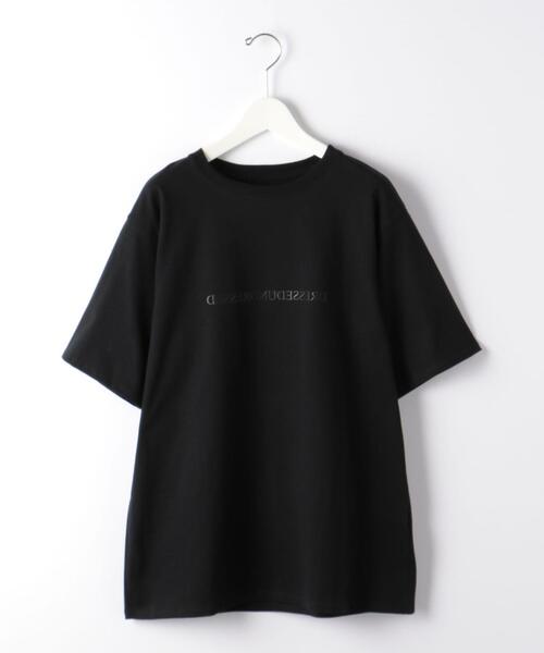 DRESSEDUNDRESSED（ドレスドアンドレスド）の「＜DRESSEDUNDRESSED＞ INVERT LOGO PRINT TEE/Tシャツ（Tシャツ/カットソー・メンズ・ホワイト/ブラック・4/3）」の2枚目の写真