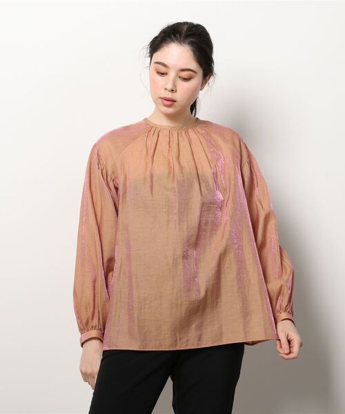 LOVELESS（ラブレス）の「ボリュームスリーブブラウス（シャツ/ブラウス・レディース・ホワイト系その他/ブラック/ピンク・36）」の16枚目の写真