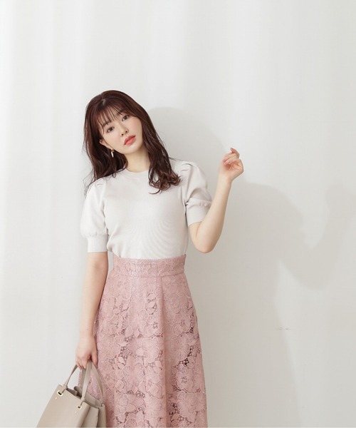 PROPORTION BODY DRESSING（プロポーションボディドレッシング）の「パフスリーブニット / 1212170303（ニット/セーター・レディース・ピンク/グリーン/ダークグレー/ホワイト系その他・SMALL/MEDIUM）」の7枚目の写真