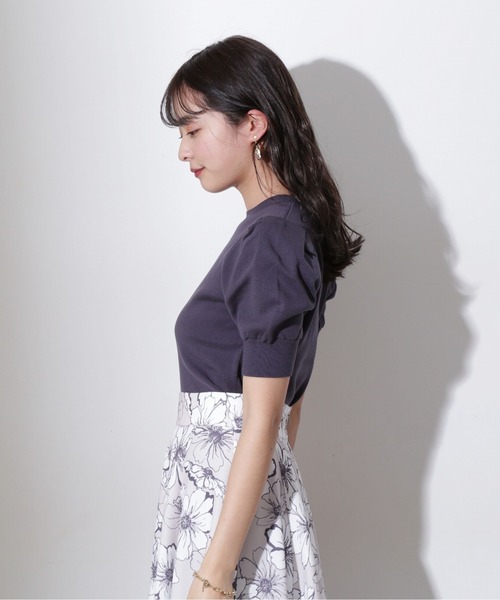 PROPORTION BODY DRESSING（プロポーションボディドレッシング）の「パフスリーブニット / 1212170303（ニット/セーター・レディース・ピンク/グリーン/ダークグレー/ホワイト系その他・SMALL/MEDIUM）」の5枚目の写真