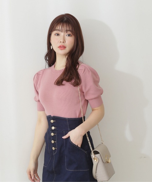 PROPORTION BODY DRESSING（プロポーションボディドレッシング）の「パフスリーブニット / 1212170303（ニット/セーター・レディース・ピンク/グリーン/ダークグレー/ホワイト系その他・SMALL/MEDIUM）」の8枚目の写真