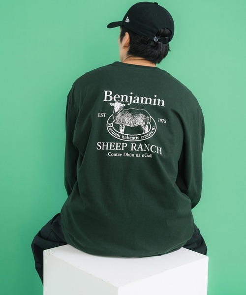 Ressaca(レサーカ)の「長袖オーバーサイズ アニマル バックプリント ロンT(Tシャツ/カットソー・メンズ・ホワイト/ブラック/パープル/グレー/グリーン・M/L)」の16枚目の写真