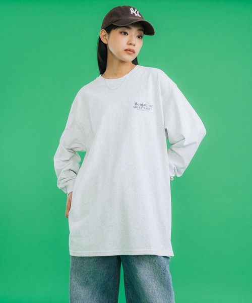Ressaca(レサーカ)の「長袖オーバーサイズ アニマル バックプリント ロンT(Tシャツ/カットソー・メンズ・ホワイト/ブラック/パープル/グレー/グリーン・M/L)」の12枚目の写真