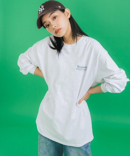 Ressaca(レサーカ)の「長袖オーバーサイズ アニマル バックプリント ロンT(Tシャツ/カットソー・メンズ・ホワイト/ブラック/パープル/グレー/グリーン・M/L)」の10枚目の写真