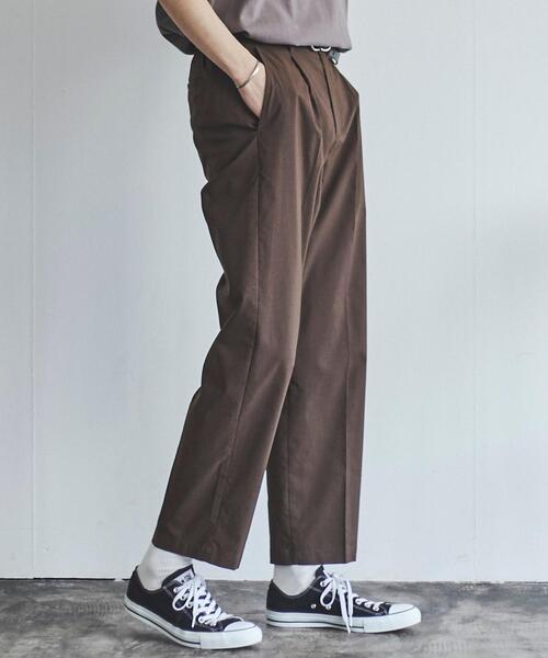 coen(コーエン)の「SOLOTEXタックイージーパンツ(スラックス・メンズ・ネイビー/ブラック/ダークブラウン/グレー・X-LARGE/LARGE/MEDIUM/SMALL)」の16枚目の写真