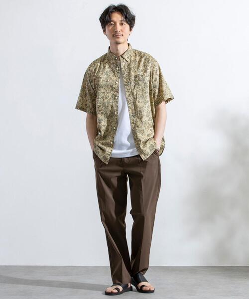 coen(コーエン)の「SOLOTEXタックイージーパンツ(スラックス・メンズ・ネイビー/ブラック/ダークブラウン/グレー・X-LARGE/LARGE/MEDIUM/SMALL)」の18枚目の写真