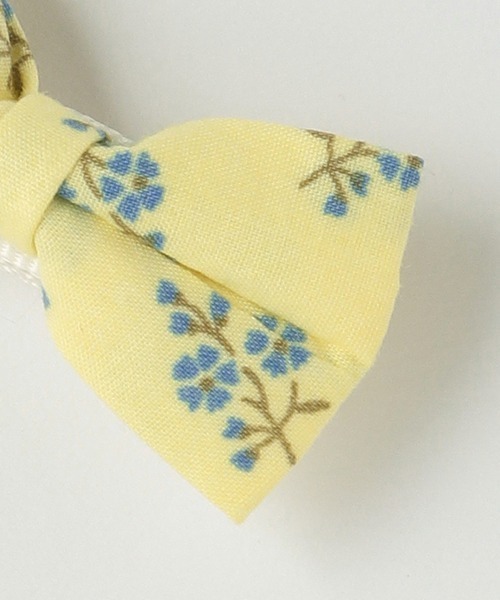 petit main（プティマイン）の「お花リボンヘアクリップセット（バレッタ/ヘアクリップ・キッズ・アイボリー/ライトピンク/シルバー・FREE）」の9枚目の写真