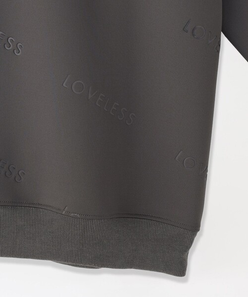 LOVELESS(ラブレス)の「ダンボール エンボスロゴ プルオーバー(その他トップス・メンズ・オフホワイト/ライトグレー/ブラック・S/L/M)」の7枚目の写真