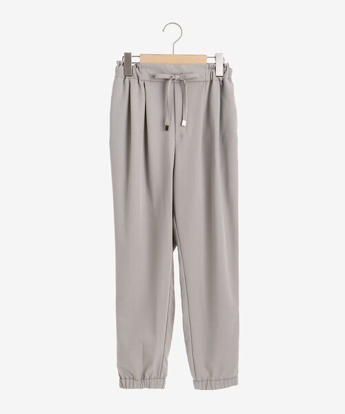 le.coeur blanc（ルクールブラン）の「イージージョガーパンツ（その他パンツ・レディース・ブラック/カーキオリーブ/グレイッシュベージュ・38/36）」の4枚目の写真