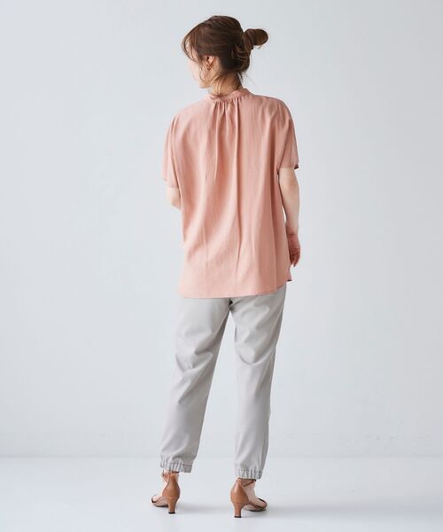 le.coeur blanc（ルクールブラン）の「イージージョガーパンツ（その他パンツ・レディース・ブラック/カーキオリーブ/グレイッシュベージュ・38/36）」の7枚目の写真