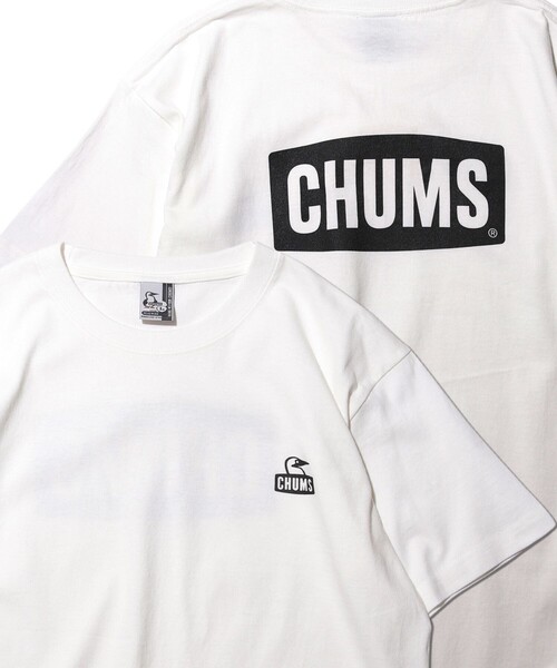 FREAK'S STORE(フリークスストア)の「WEB限定 CHUMS×FREAK'S STORE/チャムス 別注 ブービー バックプリントTシャツ(Tシャツ/カットソー・メンズ・ホワイト/ベージュ/ブラウン/グリーン/ブラック/ネイビー/ブルー・LARGE/MEDIUM/SMALL/X-LARGE)」の1枚目の写真