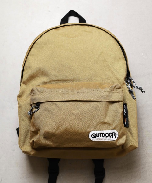 OUTDOOR PRODUCTS(アウトドアプロダクツ)の「【OUTDOOR PRODUCTS】DAYPACK M 15.4L(バックパック/リュック・メンズ・ベージュ/パープル/ネイビー/グレー/グリーン/ブラック/ピンク/バーガンディー/レッド・FREE)」の1枚目の写真