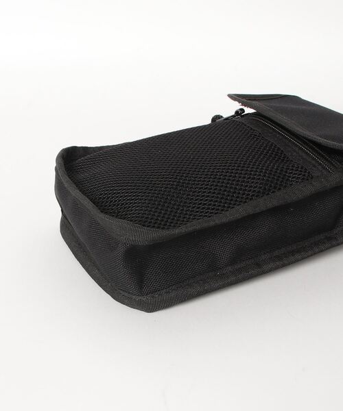 WEGO（ウィゴー）の「WEGO/メッシュポケットネックポーチ（ショルダーバッグ・メンズ・ホワイト/ブラック/イエロー・FREE）」の12枚目の写真