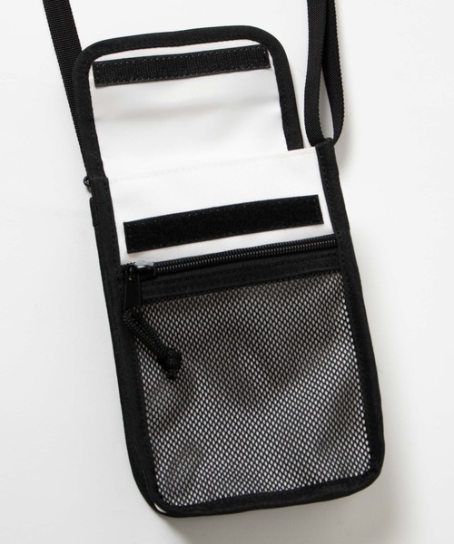 WEGO（ウィゴー）の「WEGO/メッシュポケットネックポーチ（ショルダーバッグ・メンズ・ホワイト/ブラック/イエロー・FREE）」の11枚目の写真