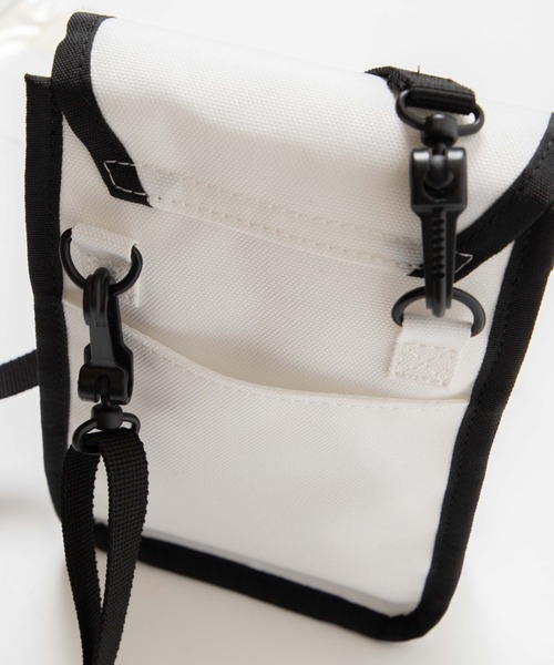 WEGO（ウィゴー）の「WEGO/メッシュポケットネックポーチ（ショルダーバッグ・メンズ・ホワイト/ブラック/イエロー・FREE）」の16枚目の写真