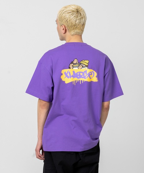 XLARGE(エクストララージ)の「BOMB S/S TEE(Tシャツ/カットソー・メンズ・ホワイト/ブラック/パープル・S/M/L/XL)」の8枚目の写真