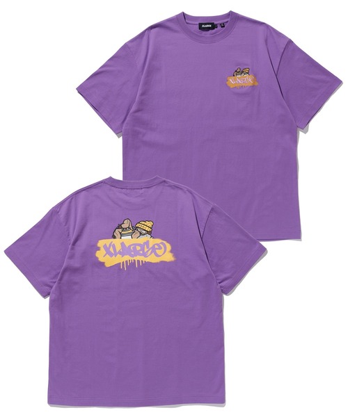 XLARGE(エクストララージ)の「BOMB S/S TEE(Tシャツ/カットソー・メンズ・ホワイト/ブラック/パープル・S/M/L/XL)」の5枚目の写真