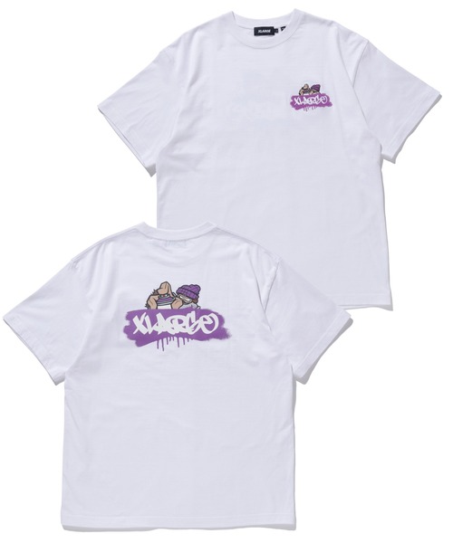 XLARGE(エクストララージ)の「BOMB S/S TEE(Tシャツ/カットソー・メンズ・ホワイト/ブラック/パープル・S/M/L/XL)」の6枚目の写真