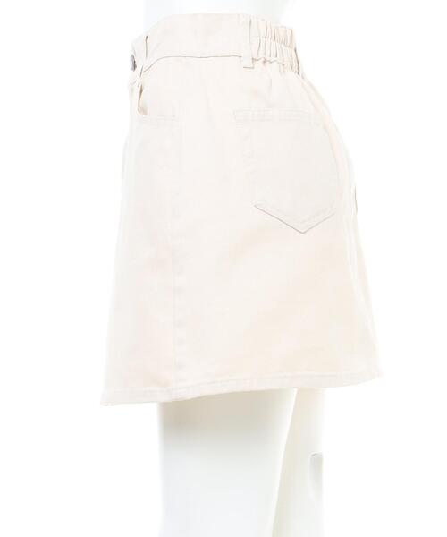 INGNI（イング）の「台形スカート／C（デニムスカート・レディース・インディゴブルー/アイボリー/ブラック・FREE）」の5枚目の写真