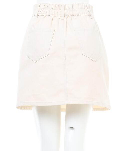 INGNI（イング）の「台形スカート／C（デニムスカート・レディース・インディゴブルー/アイボリー/ブラック・FREE）」の8枚目の写真