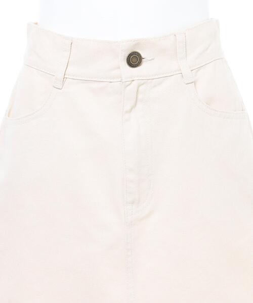 INGNI（イング）の「台形スカート／C（デニムスカート・レディース・インディゴブルー/アイボリー/ブラック・FREE）」の7枚目の写真