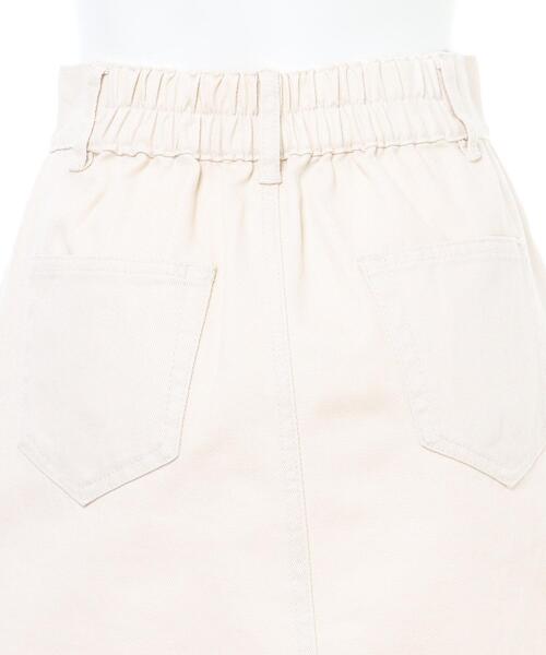 INGNI（イング）の「台形スカート／C（デニムスカート・レディース・インディゴブルー/アイボリー/ブラック・FREE）」の6枚目の写真