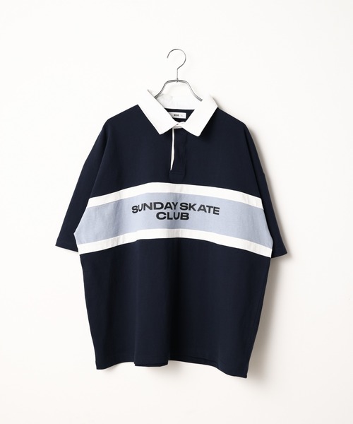 WEGO（ウィゴー）の「WEGO/ヘビーウエイト BIGラガーシャツ（ポロシャツ・メンズ・ブラック/ダークグリーン/ネイビー/パープル・LARGE/MEDIUM）」の17枚目の写真