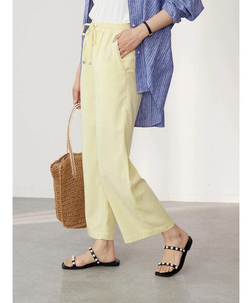 AMERICAN HOLIC(アメリカンホリック)の「ドロストとろみワイドパンツ2(その他パンツ・レディース・ライトイエロー・M/S/L)」の20枚目の写真