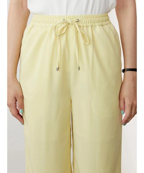 AMERICAN HOLIC(アメリカンホリック)の「ドロストとろみワイドパンツ2(その他パンツ・レディース・ライトイエロー・M/S/L)」の22枚目の写真