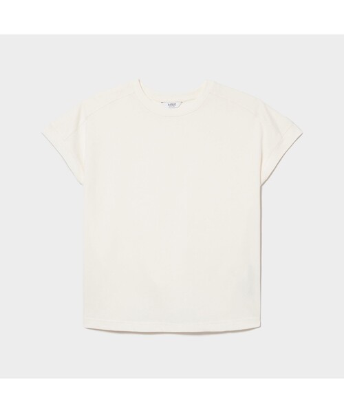 AIGLE（エーグル）の「吸水速乾 フレンチスリーブTシャツ（Tシャツ/カットソー・レディース・ダークグリーン/ホワイト/エメラルド・M/L/S）」の2枚目の写真