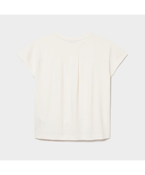 AIGLE（エーグル）の「吸水速乾 フレンチスリーブTシャツ（Tシャツ/カットソー・レディース・ダークグリーン/ホワイト/エメラルド・M/L/S）」の4枚目の写真