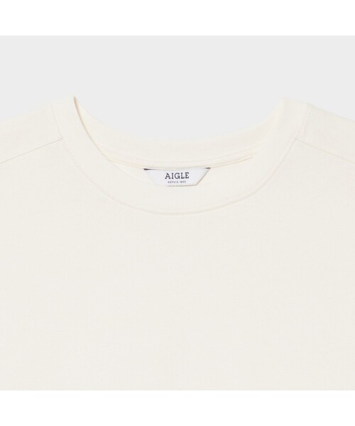 AIGLE（エーグル）の「吸水速乾 フレンチスリーブTシャツ（Tシャツ/カットソー・レディース・ダークグリーン/ホワイト/エメラルド・M/L/S）」の5枚目の写真