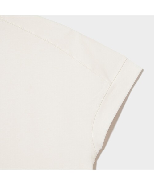 AIGLE（エーグル）の「吸水速乾 フレンチスリーブTシャツ（Tシャツ/カットソー・レディース・ダークグリーン/ホワイト/エメラルド・M/L/S）」の7枚目の写真