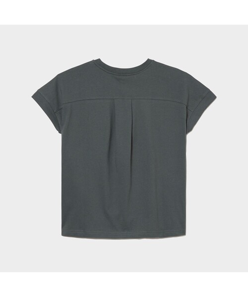 AIGLE（エーグル）の「吸水速乾 フレンチスリーブTシャツ（Tシャツ/カットソー・レディース・ダークグリーン/ホワイト/エメラルド・M/L/S）」の9枚目の写真