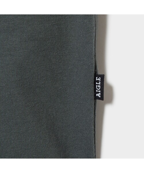AIGLE（エーグル）の「吸水速乾 フレンチスリーブTシャツ（Tシャツ/カットソー・レディース・ダークグリーン/ホワイト/エメラルド・M/L/S）」の13枚目の写真