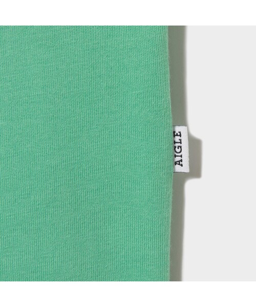 AIGLE（エーグル）の「吸水速乾 フレンチスリーブTシャツ（Tシャツ/カットソー・レディース・ダークグリーン/ホワイト/エメラルド・M/L/S）」の18枚目の写真