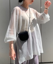 SHENERY | バックVシアーニットプルオーバー(ニット/セーター)