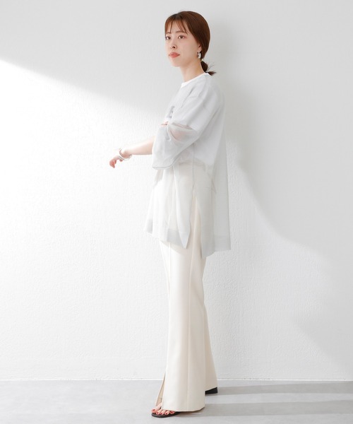 SHENERY（シーナリー）の「バックVシアーニットプルオーバー（ニット/セーター・レディース・ライトグレー/ブラック/ピンク・FREE）」の20枚目の写真