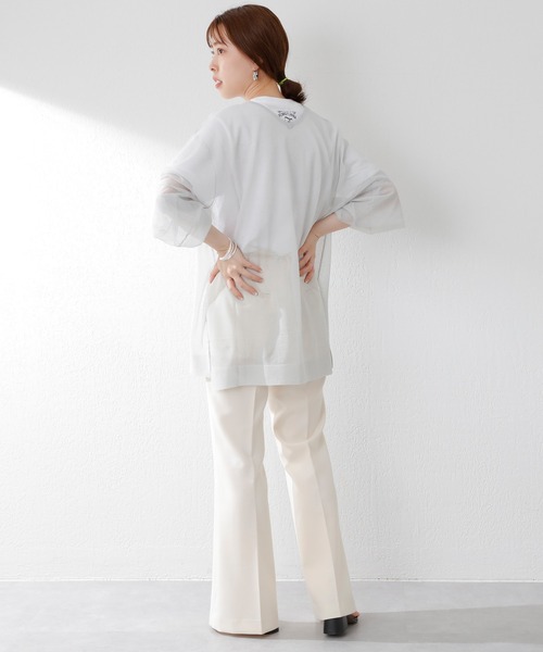 SHENERY（シーナリー）の「バックVシアーニットプルオーバー（ニット/セーター・レディース・ライトグレー/ブラック/ピンク・FREE）」の16枚目の写真