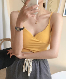 【c.u.l:w】カップ付きクロスキャミソール culw223