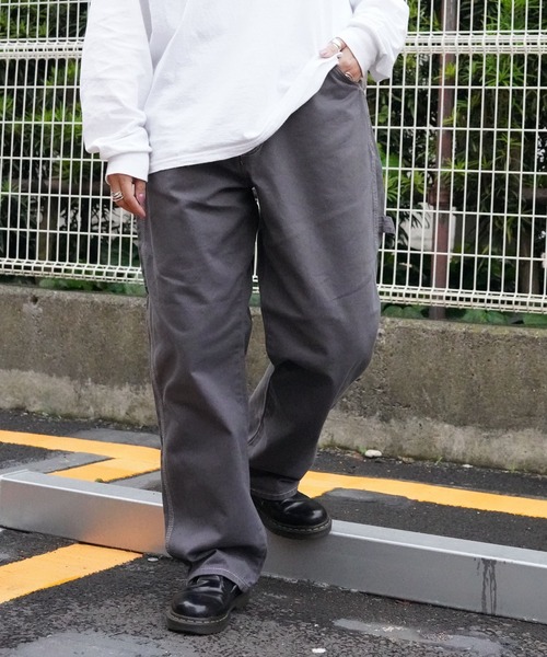 Wrangler（ラングラー）の「Wrangler/ラングラー/PAINTER PANTS/ペインターパンツ（その他パンツ・メンズ・ライトブルー/ブラック/ブラウン/ダークグリーン/ネイビー/グレー/レッド/パープル/グリーン/ブルー系その他/インディゴブルー/その他/アイボリー/クリアレッド/ワイン/マスタード・SMALL/MEDIUM/X-LARGE/X-SMALL/LARGE）」の4枚目の写真