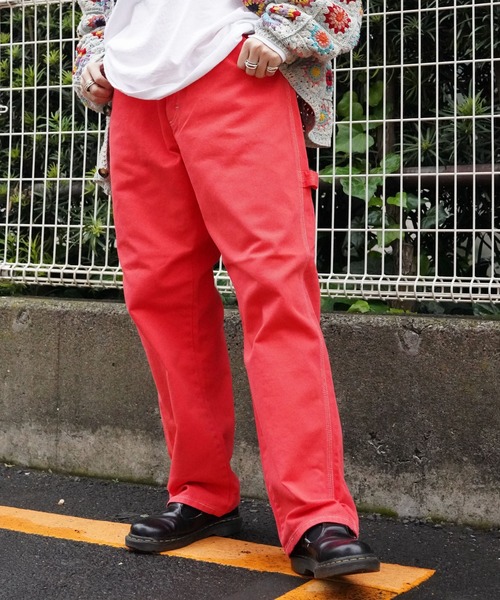 Wrangler（ラングラー）の「Wrangler/ラングラー/PAINTER PANTS/ペインターパンツ（その他パンツ・メンズ・ライトブルー/ブラック/ブラウン/ダークグリーン/ネイビー/グレー/レッド/パープル/グリーン/ブルー系その他/インディゴブルー/その他/アイボリー/クリアレッド/ワイン/マスタード・SMALL/MEDIUM/X-LARGE/X-SMALL/LARGE）」の13枚目の写真
