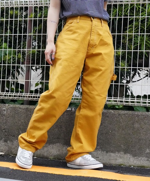 Wrangler（ラングラー）の「Wrangler/ラングラー/PAINTER PANTS/ペインターパンツ（その他パンツ・メンズ・ライトブルー/ブラック/ブラウン/ダークグリーン/ネイビー/グレー/レッド/パープル/グリーン/ブルー系その他/インディゴブルー/その他/アイボリー/クリアレッド/ワイン/マスタード・SMALL/MEDIUM/X-LARGE/X-SMALL/LARGE）」の12枚目の写真