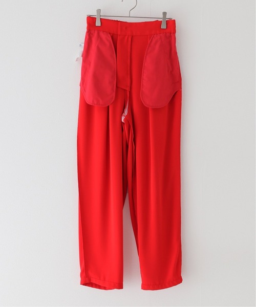JOURNAL STANDARD relume(ジャーナルスタンダード レリューム)の「ジョーゼットテーパードパンツ(その他パンツ・レディース・ブラック/ベージュ/レッド・38/36)」の15枚目の写真