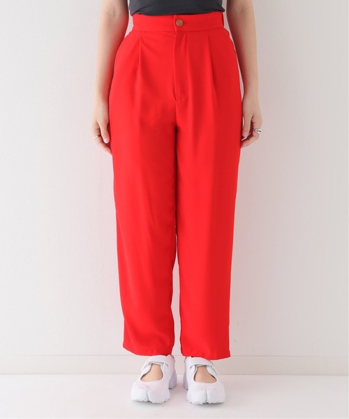 JOURNAL STANDARD relume(ジャーナルスタンダード レリューム)の「ジョーゼットテーパードパンツ(その他パンツ・レディース・ブラック/ベージュ/レッド・38/36)」の10枚目の写真