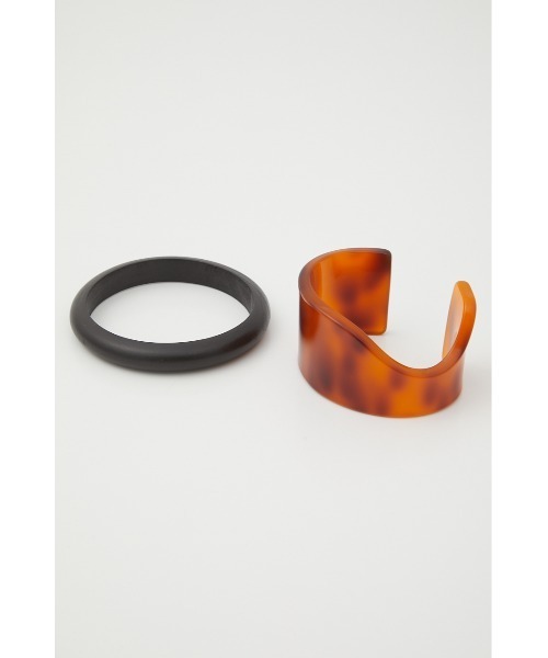 AZUL by moussy（アズールバイマウジー）の「WOOD×MARBLE BANGLE/ウッド×マーブルバングル（ブレスレット・レディース・ホワイト系その他/ブラウン系その他・FREE）」の15枚目の写真