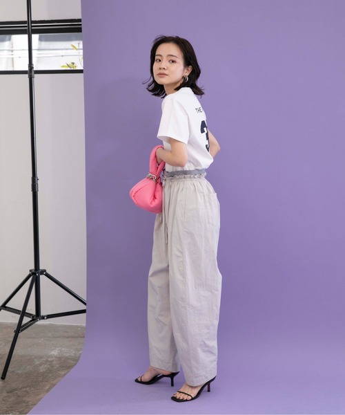 Eimee Law(エイミーロウ)の「ドロストコクーンパンツ(その他パンツ・レディース・ライトグレー/ブラウン/ブラック・38)」の6枚目の写真