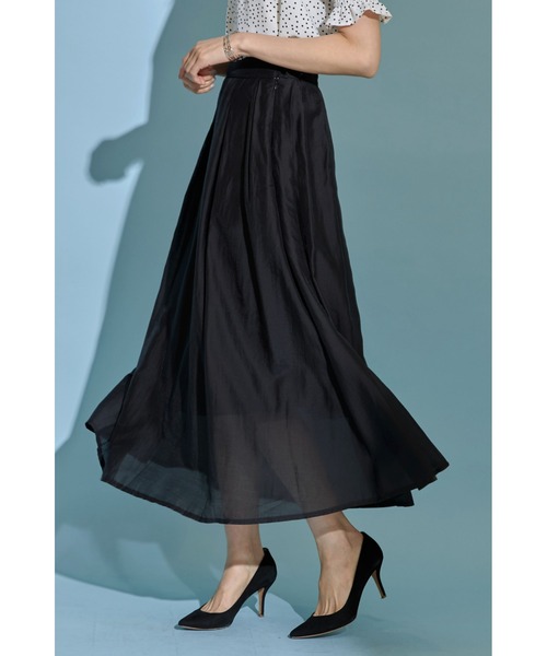 &. NOSTALGIA（アンドドットノスタルジア）の「《harさんコラボ》シアータックフレアスカート（スカート・レディース・ブラック/グリーン/ピンク系その他/ダークオレンジ・FREE）」の22枚目の写真