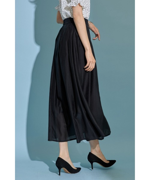 &. NOSTALGIA（アンドドットノスタルジア）の「《harさんコラボ》シアータックフレアスカート（スカート・レディース・ブラック/グリーン/ピンク系その他/ダークオレンジ・FREE）」の19枚目の写真