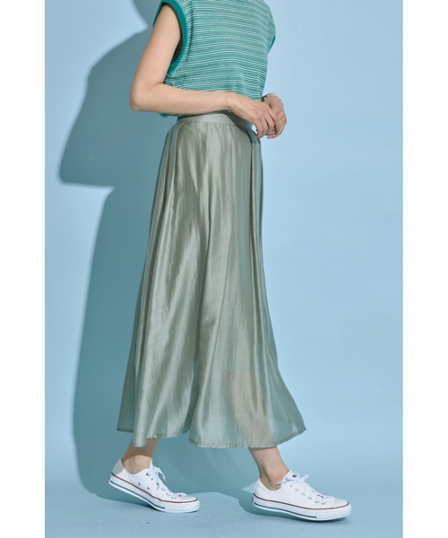 &. NOSTALGIA（アンドドットノスタルジア）の「《harさんコラボ》シアータックフレアスカート（スカート・レディース・ブラック/グリーン/ピンク系その他/ダークオレンジ・FREE）」の13枚目の写真